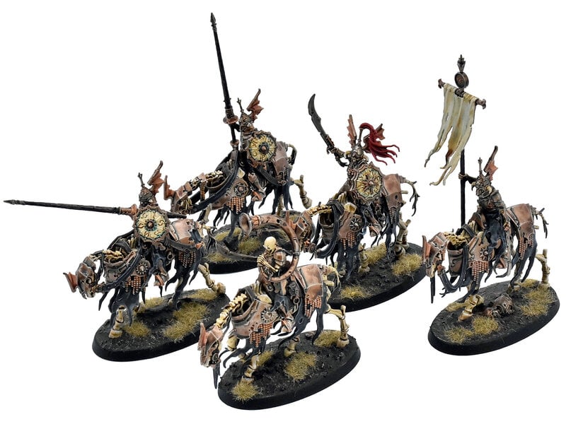 Games Workshop SOULBLIGHT GRAVELORDS 5 Barrow Knights #1 COMMISSION PRO PAINTED Sigmar