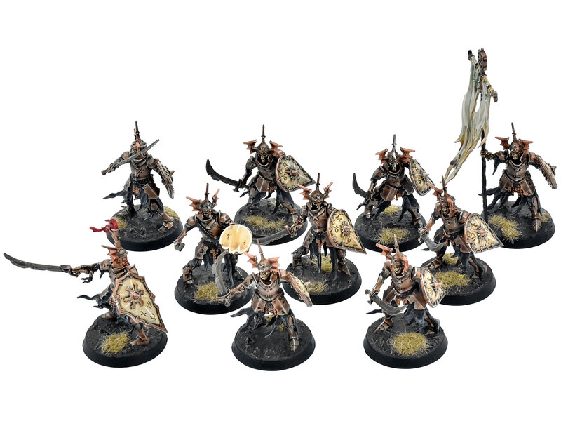 Games Workshop SOULBLIGHT GRAVELORDS 10 Barrow Guard #1 COMMISSION PRO PAINTED Sigmar