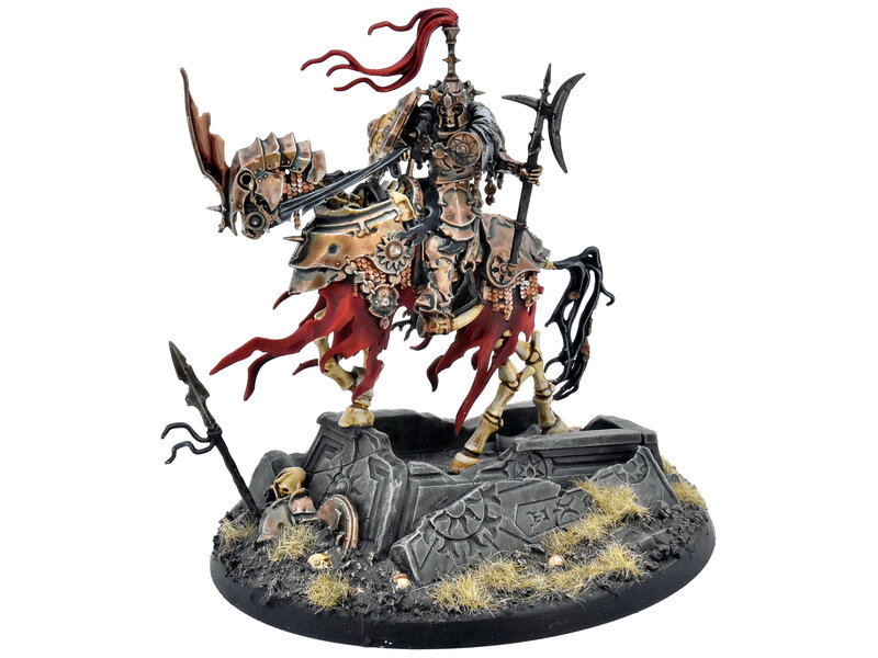 Games Workshop SOULBLIGHT GRAVELORDS Wight King on Skeletal Steed #1 COMMISSION PRO PAINTED