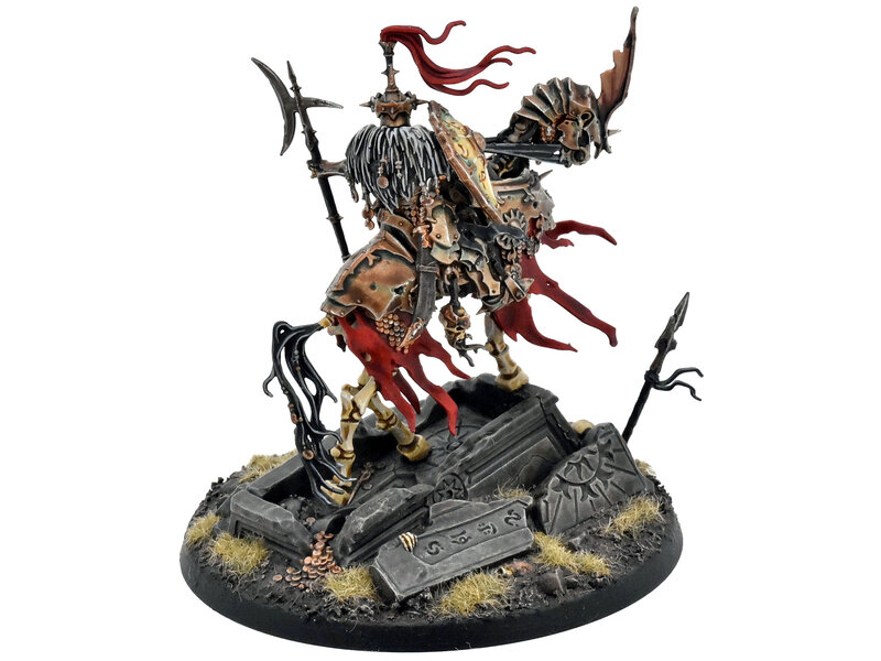 Games Workshop SOULBLIGHT GRAVELORDS Wight King on Skeletal Steed #1 COMMISSION PRO PAINTED