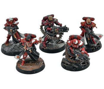 ADEPTA SORORITAS 5 Retributor Squad #1 WELL PAINTED Warhammer 40K