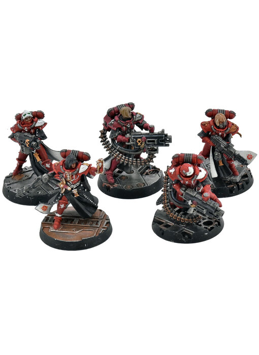 ADEPTA SORORITAS 5 Retributor Squad #1 WELL PAINTED Warhammer 40K