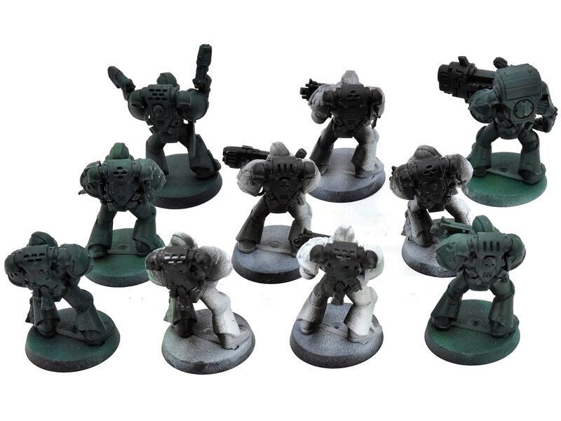 Games Workshop DARK ANGELS 10 Tactical Marines Squad #1 Warhammer 40K