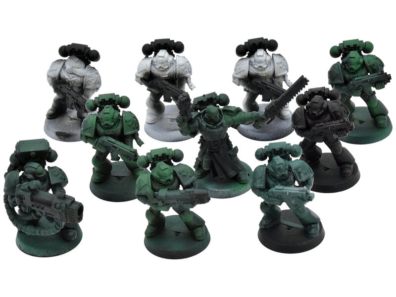 Games Workshop DARK ANGELS 10 Tactical Marines Squad #2 Warhammer 40K