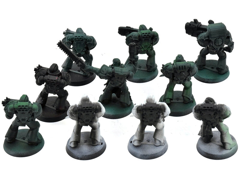 Games Workshop DARK ANGELS 10 Tactical Marines Squad #2 Warhammer 40K