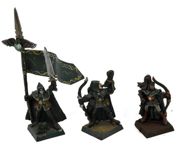 WOOD ELVES 3 Archers Command #1 METAL Warhammer Fantasy