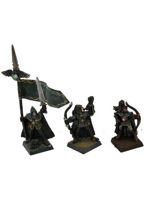 WOOD ELVES 3 Archers Command #1 METAL Warhammer Fantasy