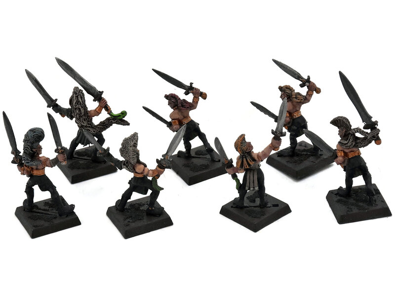 Games Workshop WOOD ELVES 7 Wardancers #1 METAL Warhammer Fantasy