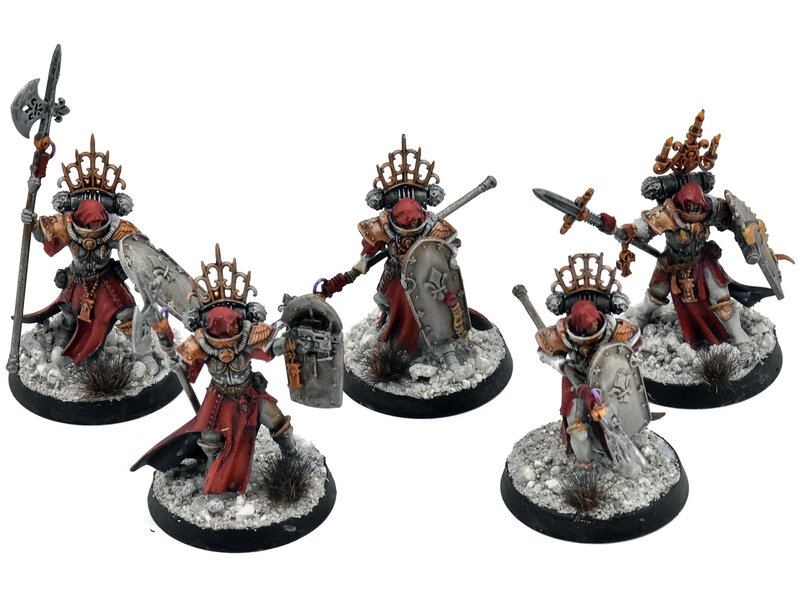 Games Workshop ADEPTA SORORITAS 5 Celestian Sacresants #1 WELL PAINTED Warhammer 40K