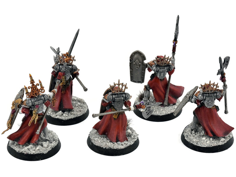 Games Workshop ADEPTA SORORITAS 5 Celestian Sacresants #1 WELL PAINTED Warhammer 40K