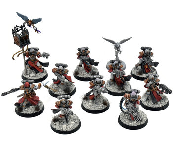ADEPTA SORORITAS 11 Battle Sisters Squad #1 WELL PAINTED Warhammer 40K