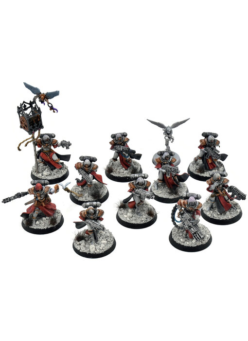 ADEPTA SORORITAS 11 Battle Sisters Squad #1 WELL PAINTED Warhammer 40K