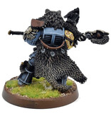 Games Workshop SPACE WOLVES Njal Stormcaller In Terminator Armour #1 METAL WELL PAINTED 40K