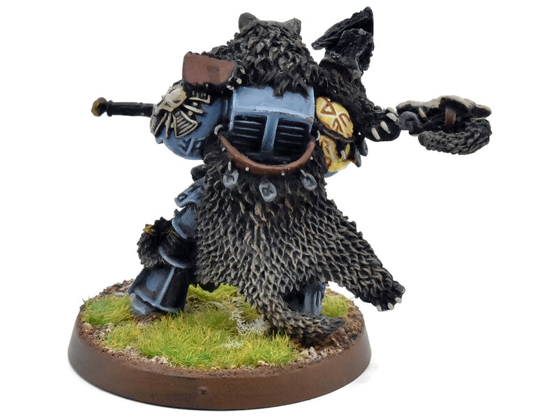 Games Workshop SPACE WOLVES Njal Stormcaller In Terminator Armour #1 METAL WELL PAINTED 40K