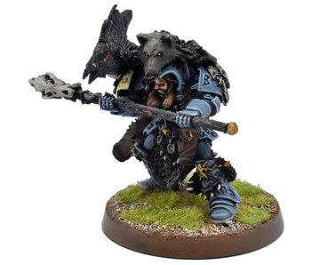 SPACE WOLVES Njal Stormcaller In Terminator Armour #1 METAL WELL PAINTED 40K