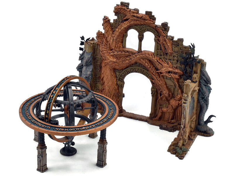 Games Workshop SIGMAR Terrain #1 WELL PAINTED Warhammer Sigmar