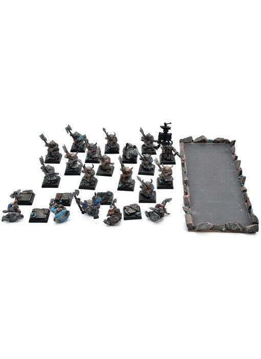 DWARFS 20 Dwarf Warriors With 2 Handed Axes #2 Warhammer Fantasy