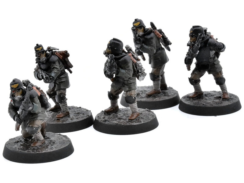 Games Workshop ASTRA MILITARUM 5 Krieg Infantry #1 WELL PAINTED Warhammer 40K