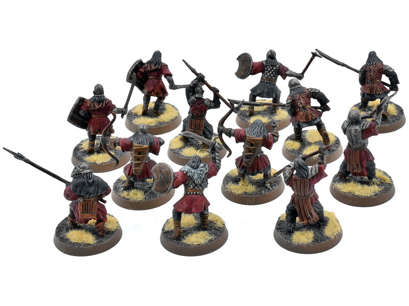 Games Workshop LOTR 12 Mordor Orcs #2 WELL PAINTED Middle Earth Strategy Battle Game