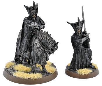 LOTR Mouth Of Sauron Foot & Mounted #1 WELL PAINTED METAL Middle Earth