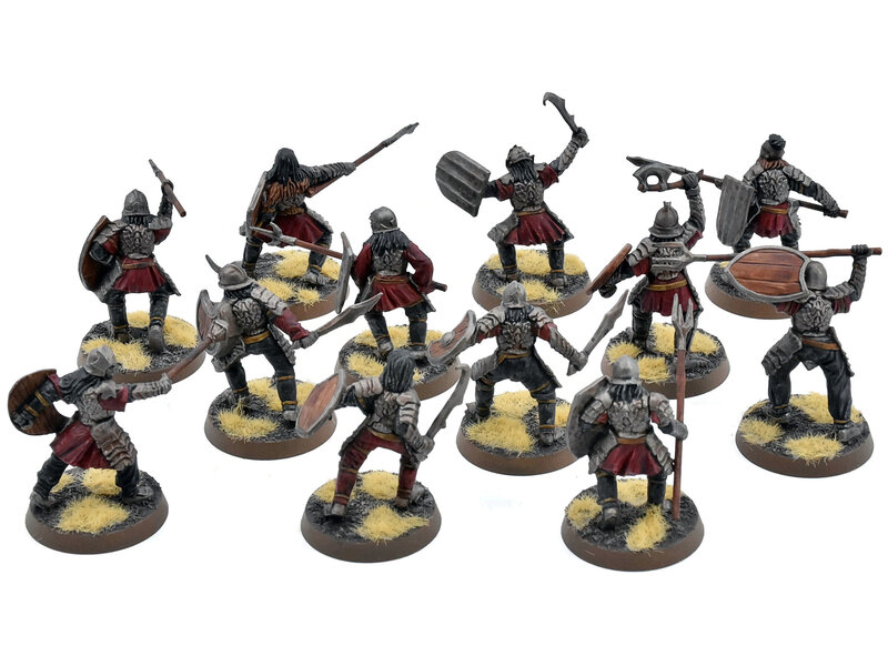 Games Workshop LOTR 12 Morannon Orcs #2 WELL PAINTED Middle Earth Strategy Battle Game