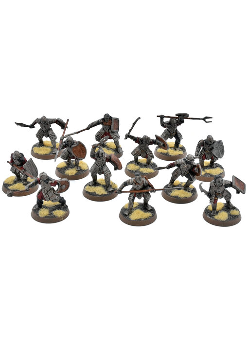 LOTR 12 Morannon Orcs #3 WELL PAINTED Middle Earth Strategy Battle Game