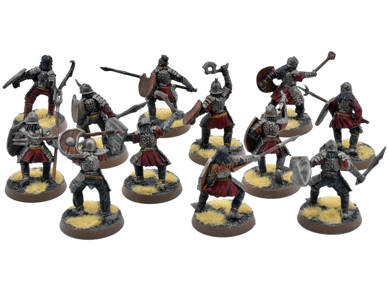 Games Workshop LOTR 12 Morannon Orcs #3 WELL PAINTED Middle Earth Strategy Battle Game