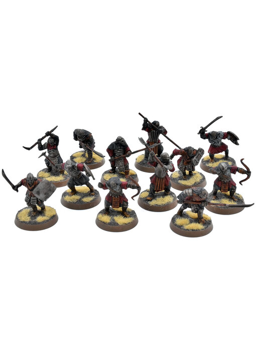 LOTR 12 Mordor Orcs #3 WELL PAINTED Middle Earth Strategy Battle Game