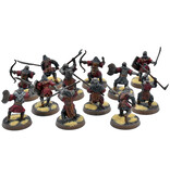 Games Workshop LOTR 12 Mordor Orcs #3 WELL PAINTED Middle Earth Strategy Battle Game