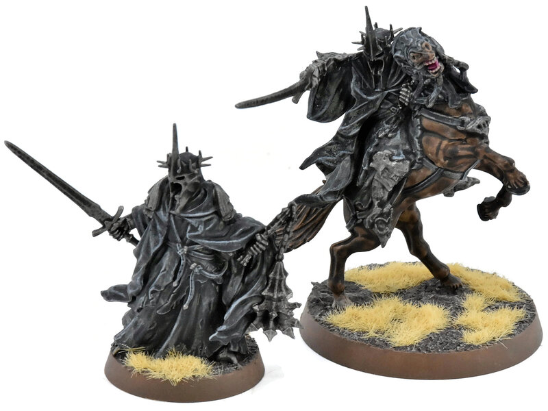 Games Workshop LOTR Witch King Of Angmar Foot & Mounted #1 WELL PAINTED Middle Earth