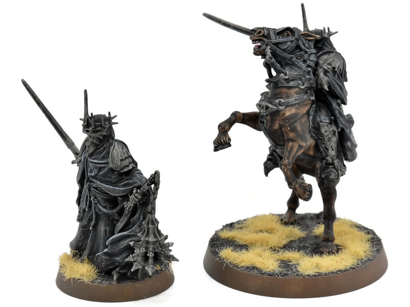 Games Workshop LOTR Witch King Of Angmar Foot & Mounted #1 WELL PAINTED Middle Earth