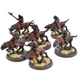 Games Workshop LOTR 6 Mordor Warg Riders #1 WELL PAINTED Middle Earth Strategy Battle Game