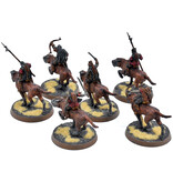 Games Workshop LOTR 6 Mordor Warg Riders #1 WELL PAINTED Middle Earth Strategy Battle Game