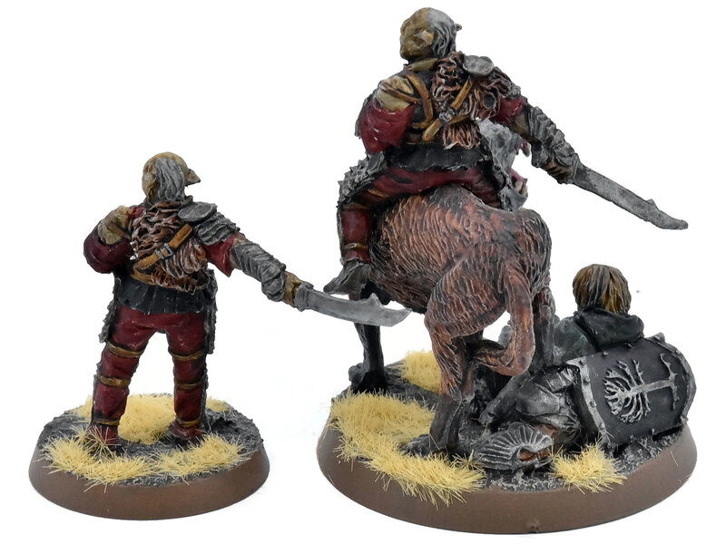 Games Workshop LOTR Gothmog On Foot & Mouted #1 WELL PAINTED Middle Earth Strategy Battle Game