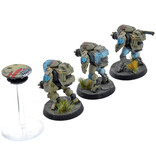 Games Workshop TAU EMPIRE 3 Xv25 Stealth Battlesuits With Drones #2 WELL PAINTED Warhammer 40K