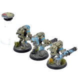 Games Workshop TAU EMPIRE 3 Xv25 Stealth Battlesuits With Drones #2 WELL PAINTED Warhammer 40K