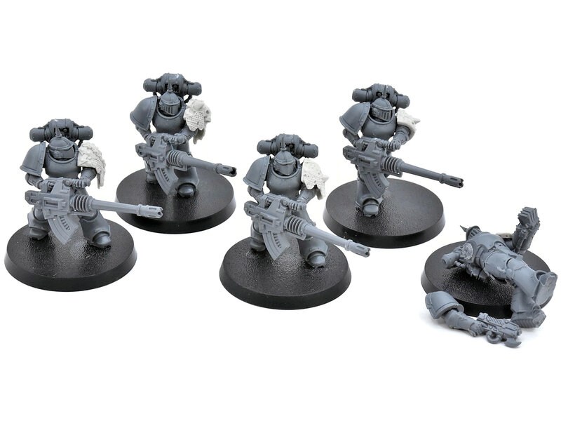 Games Workshop CHAOS SPACE MARINES 5 Havocs #4 CONVERTED Warhammer 40K