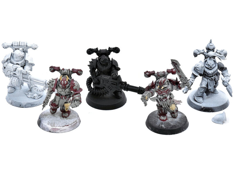 Games Workshop CHAOS SPACE MARINES 5 Legionaries #3 Warhammer 40K