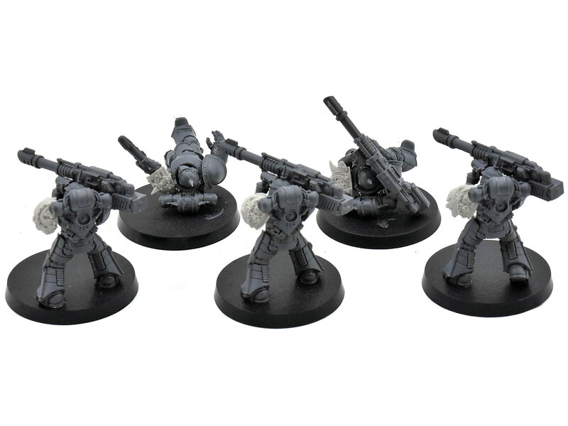 Games Workshop CHAOS SPACE MARINES 5 Havocs #1 CONVERTED Warhammer 40K