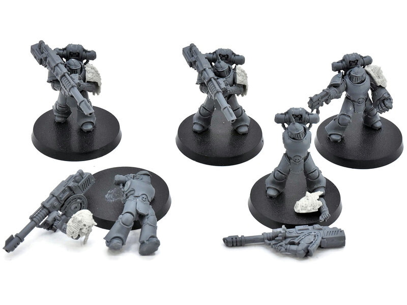 Games Workshop CHAOS SPACE MARINES 5 Havocs #2 CONVERTED Warhammer 40K