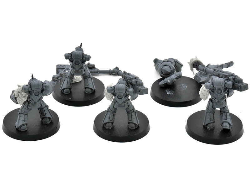 Games Workshop CHAOS SPACE MARINES 5 Havocs #2 CONVERTED Warhammer 40K