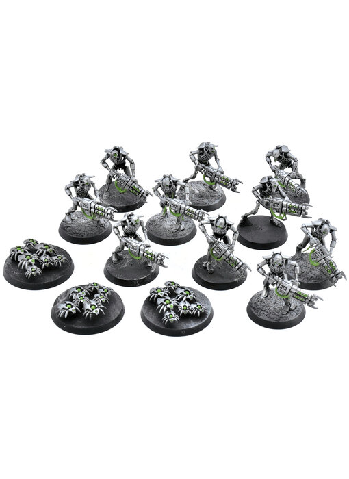 NECRONS 10 Necron Warriors With Scarab Swarms #2 Warhammer 40K