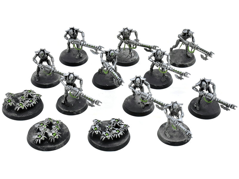 Games Workshop NECRONS 10 Necron Warriors With Scarab Swarms #1 Warhammer 40K