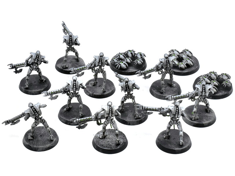 Games Workshop NECRONS 10 Necron Warriors With Scarab Swarms #1 Warhammer 40K