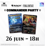 Commander Party Final Fantasy - 26 juin 18h