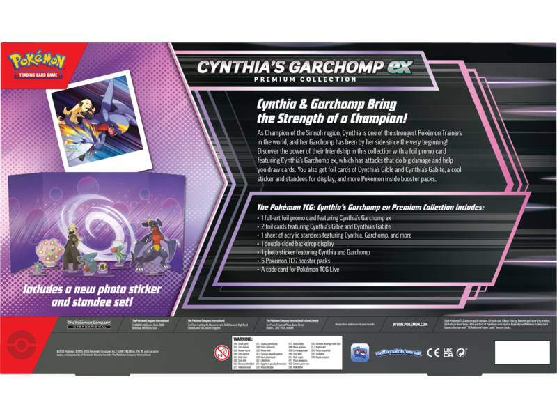 Pokémon Trading cards Pokemon Cynthia's Garchomp Ex Premium Collection
