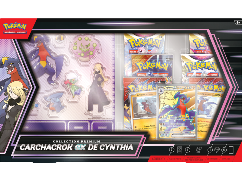 Pokémon Trading cards Pokemon Cynthia's Garchomp Ex Premium Collection (FRENCH)
