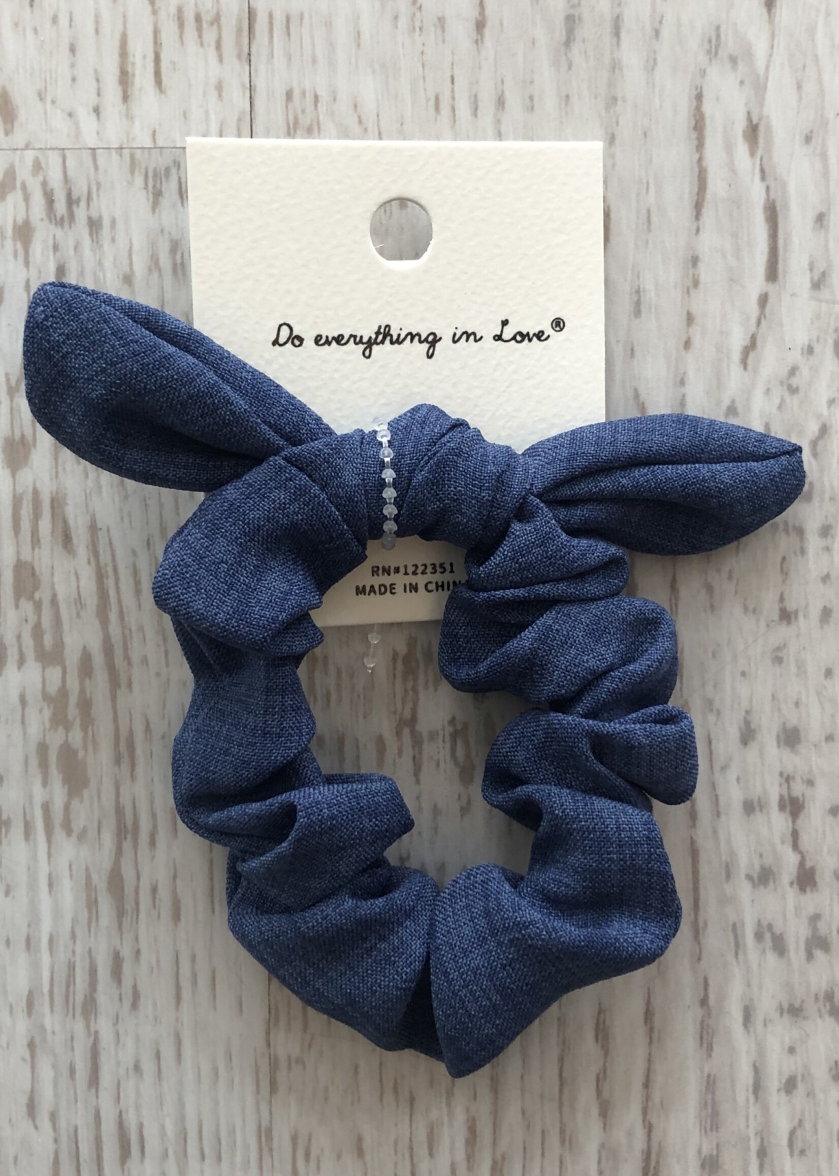 Golden Stella Solid Bow Scrunchie Set