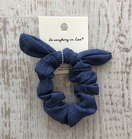 Golden Stella Solid Bow Scrunchie Set