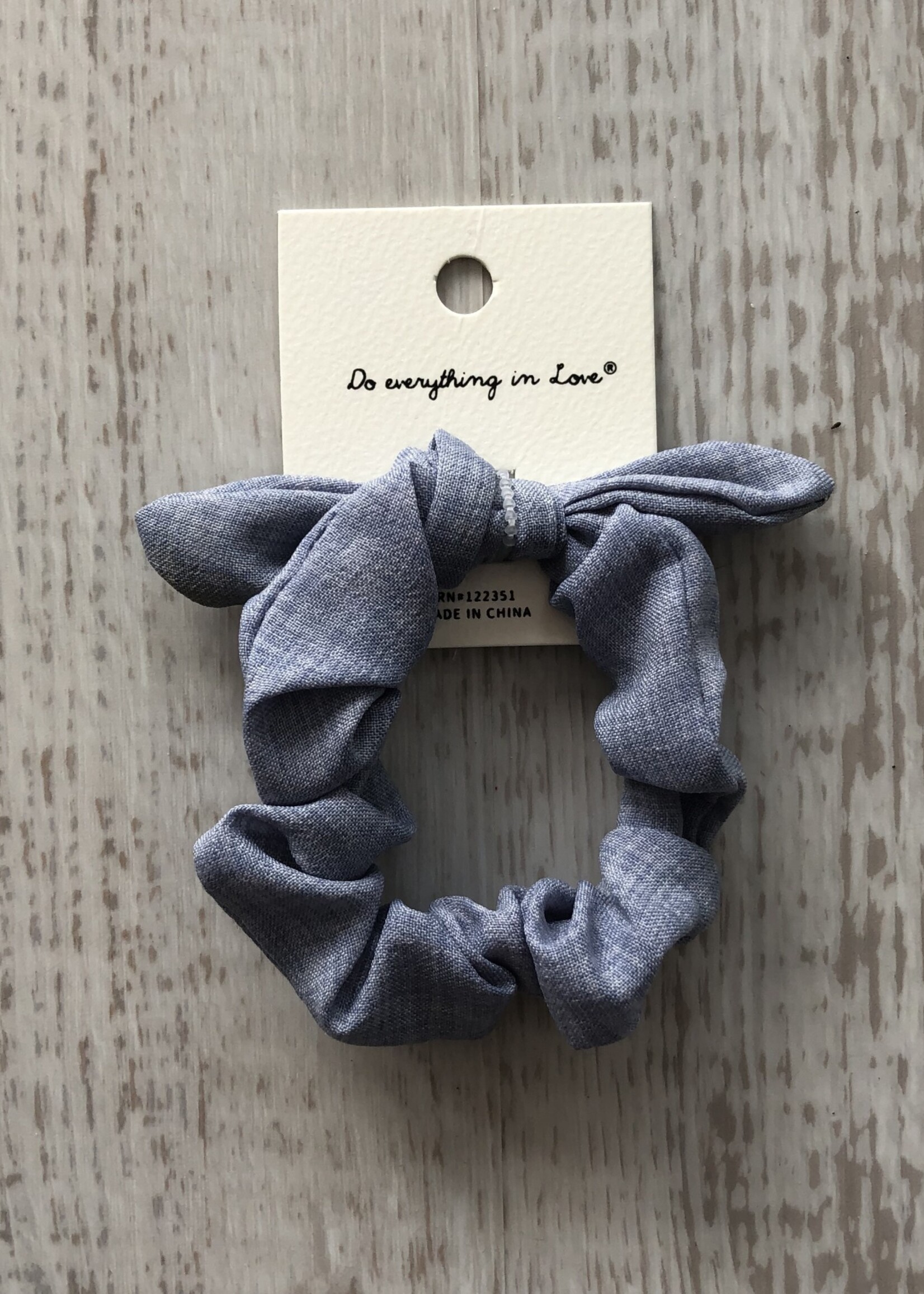 Golden Stella Solid Bow Scrunchie Set